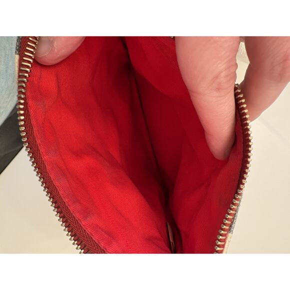 Vintage Dooney and Bourke Small Triple Zip Zebra Print Crossbody J343423 - Picture 10 of 14